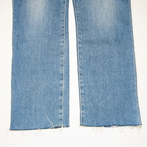 Frame Le High Straight Raw Waist Tie in Hannington - Picture 14 of 16